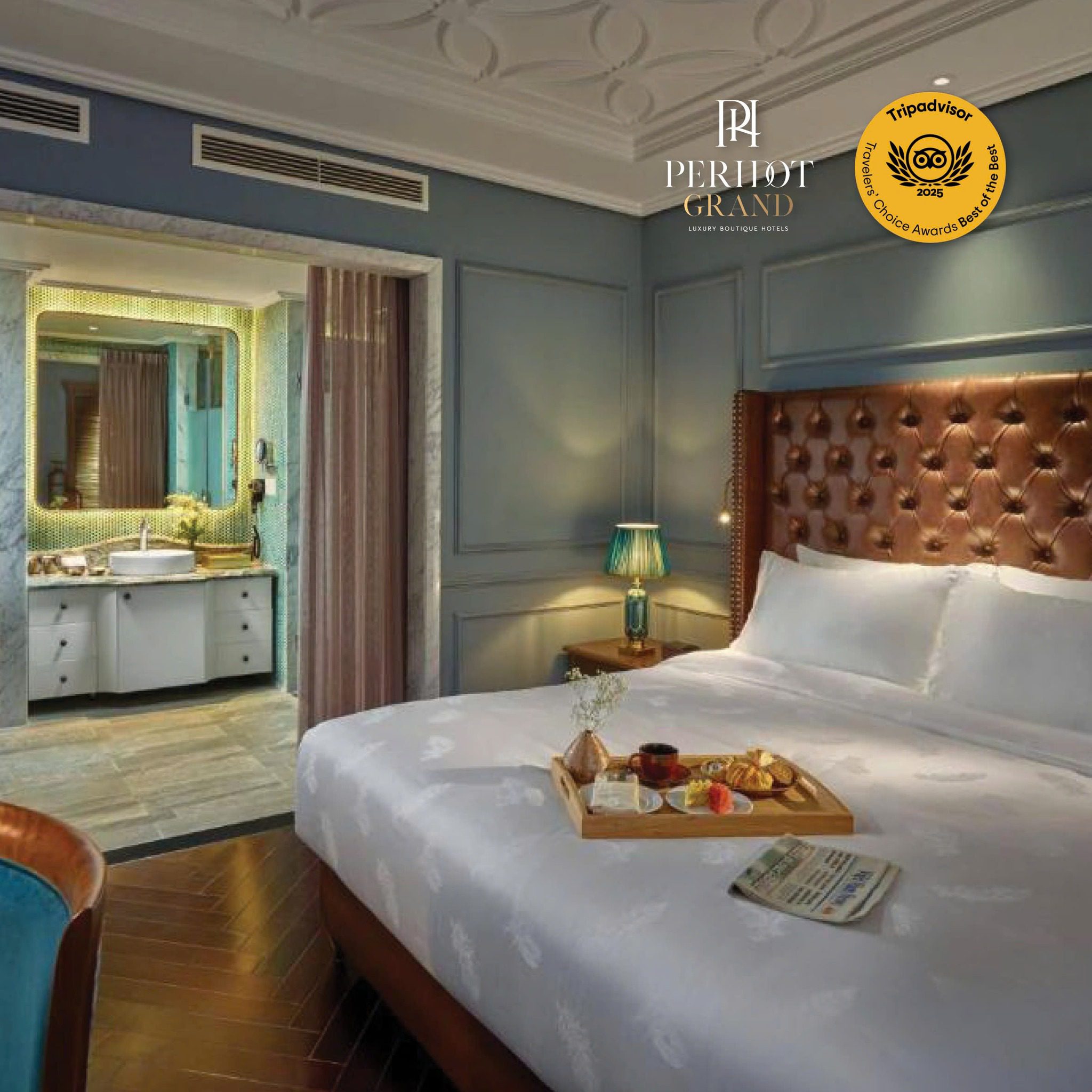 Peridot Grand Awarded 2025 Travellers’ Choice Awards from Tripadvisor