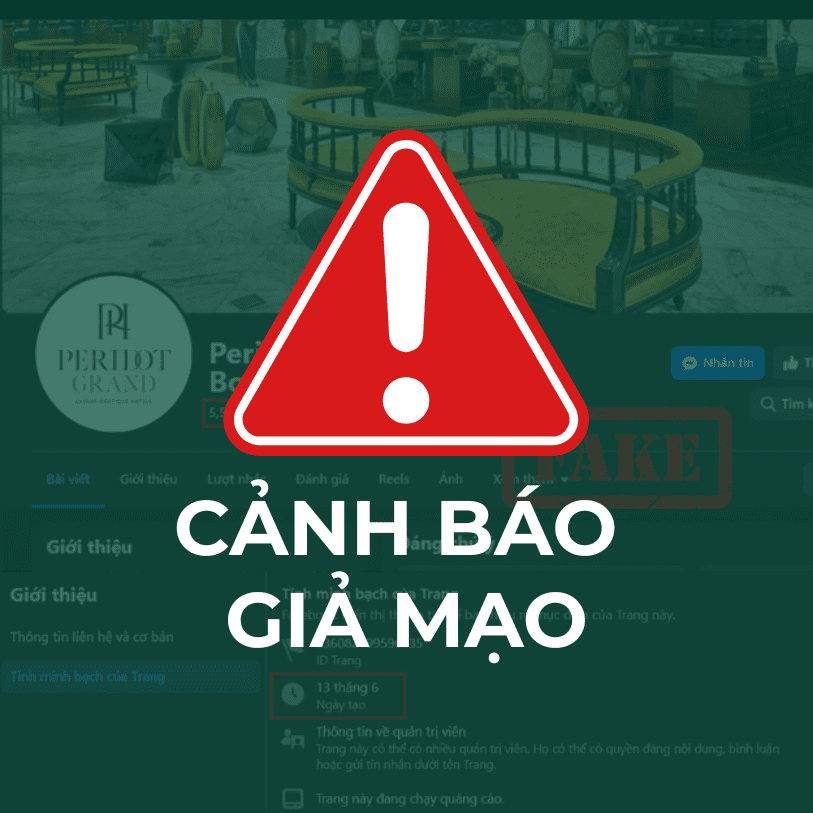 Cảnh Báo Lừa Đảo: Thông báo quan trọng từ Peridot Grand