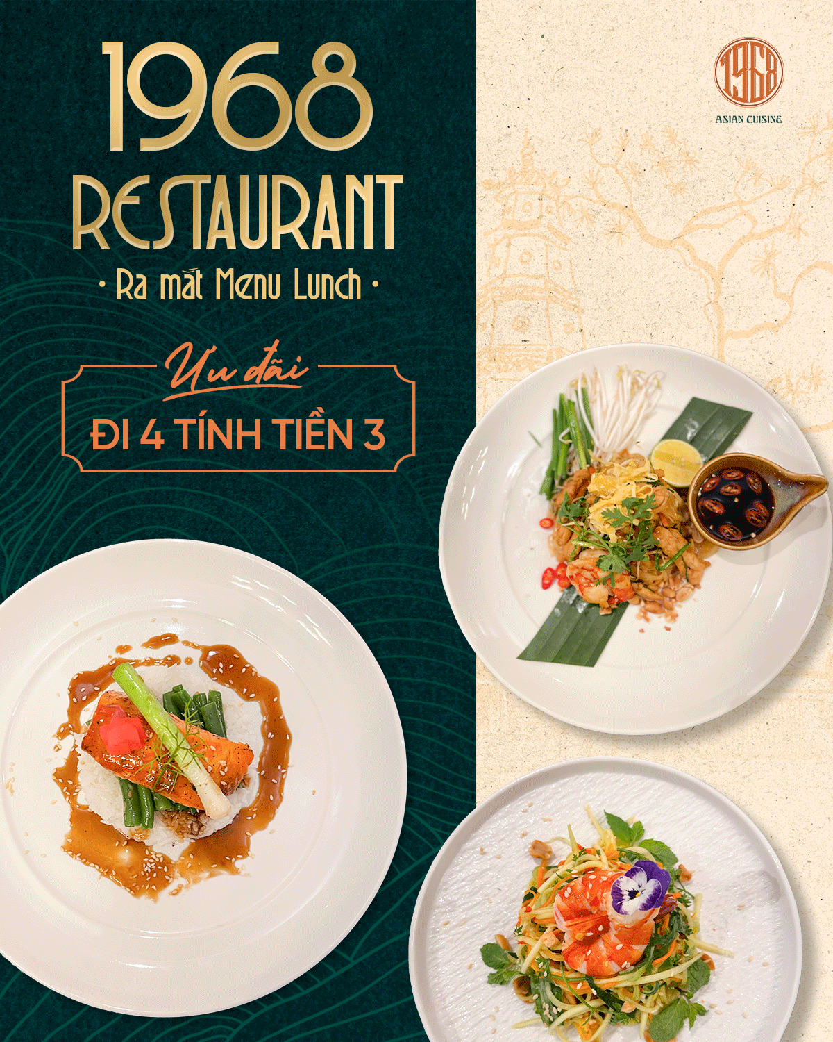 New Set Lunch Menu at 1968 Restaurant