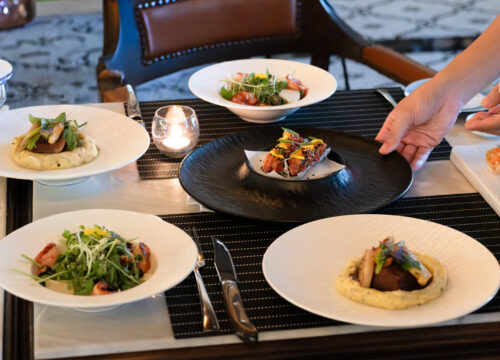 ENJOY A REFINED SET MENU EXPERIENCE