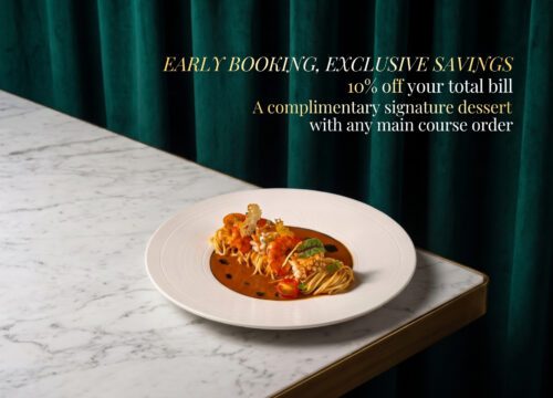 EARLY BOOKING, EXCLUSIVE SAVINGS