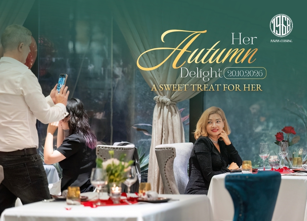 HER AUTUMN DELIGHT AT 1968 RESTAURANT